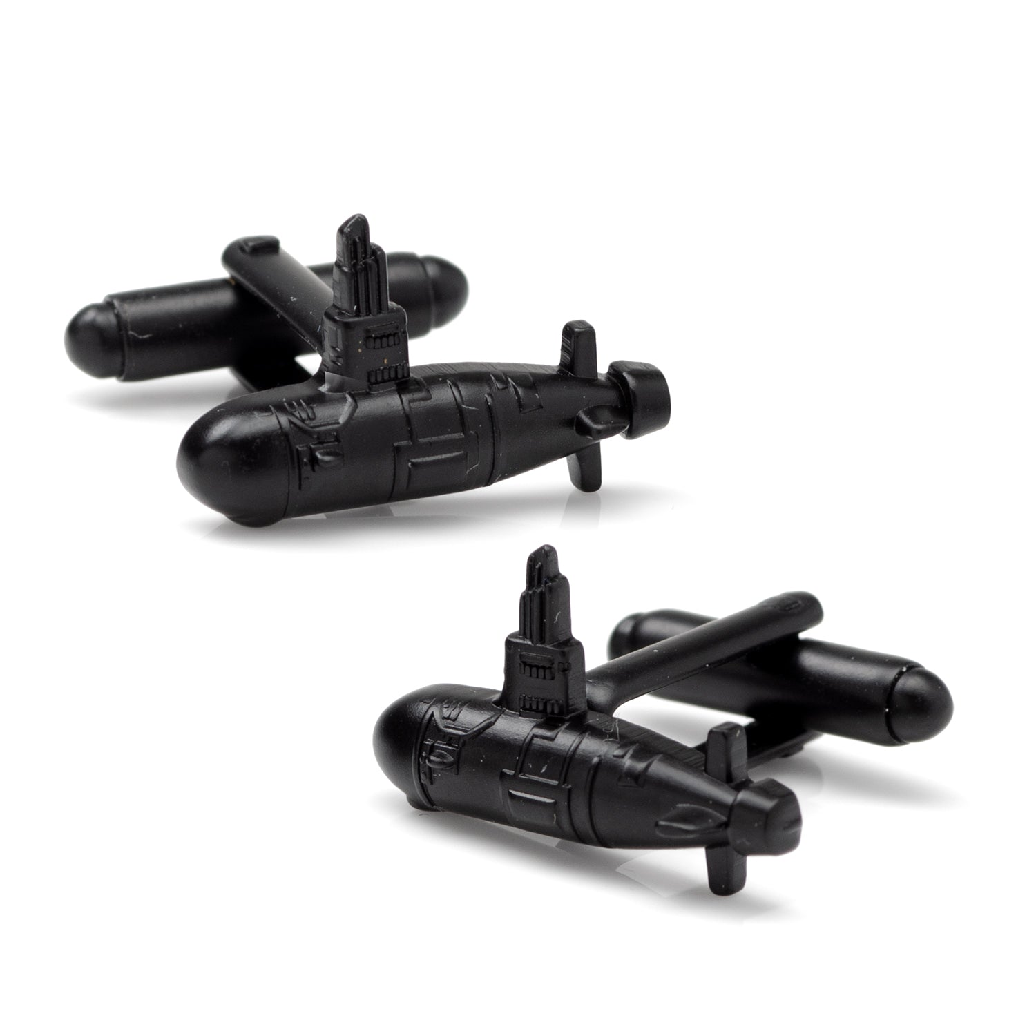 US Submarine Black 3D Cufflinks 1