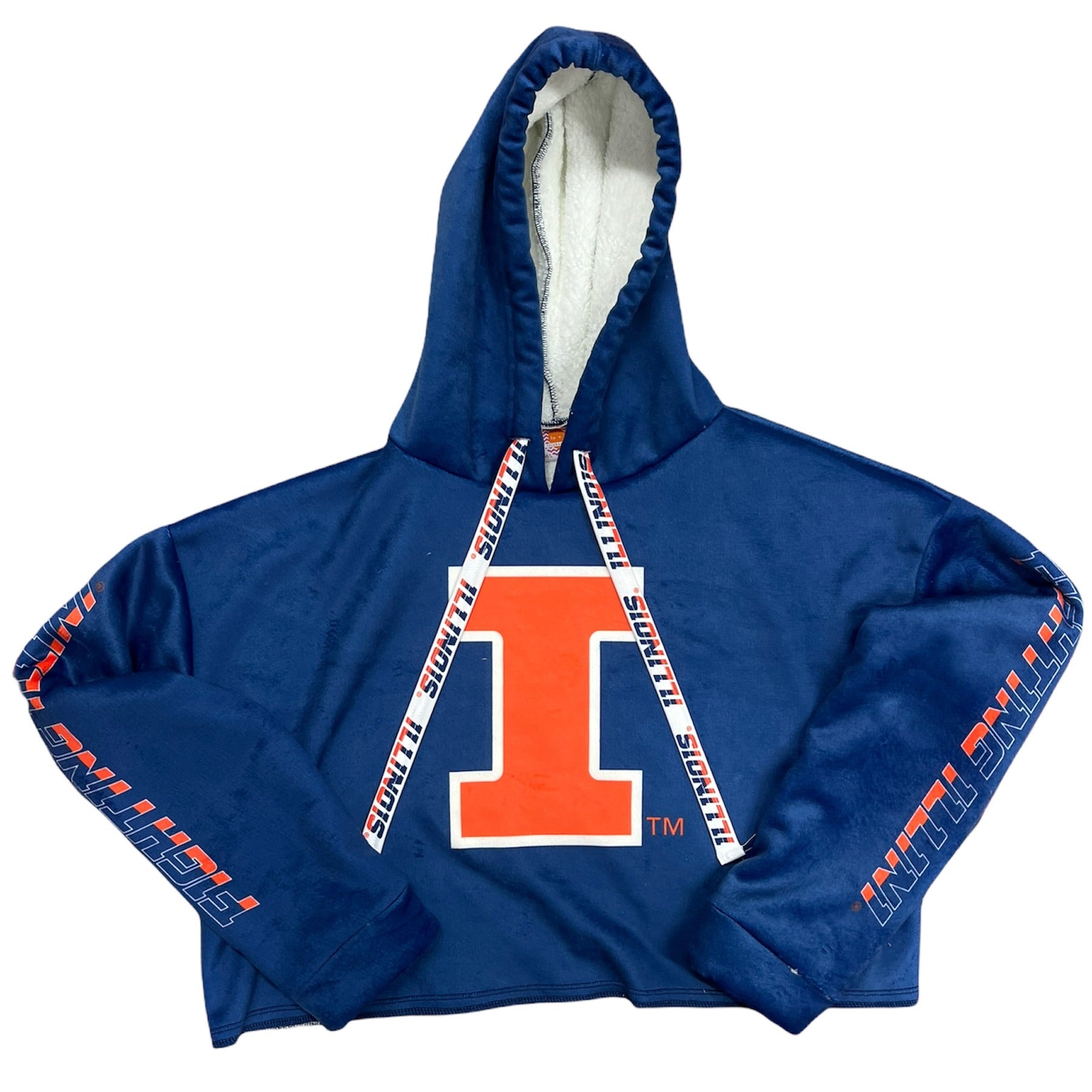 Illinois Fighting Illini Varsity Furry Hoodie | lojobands 7