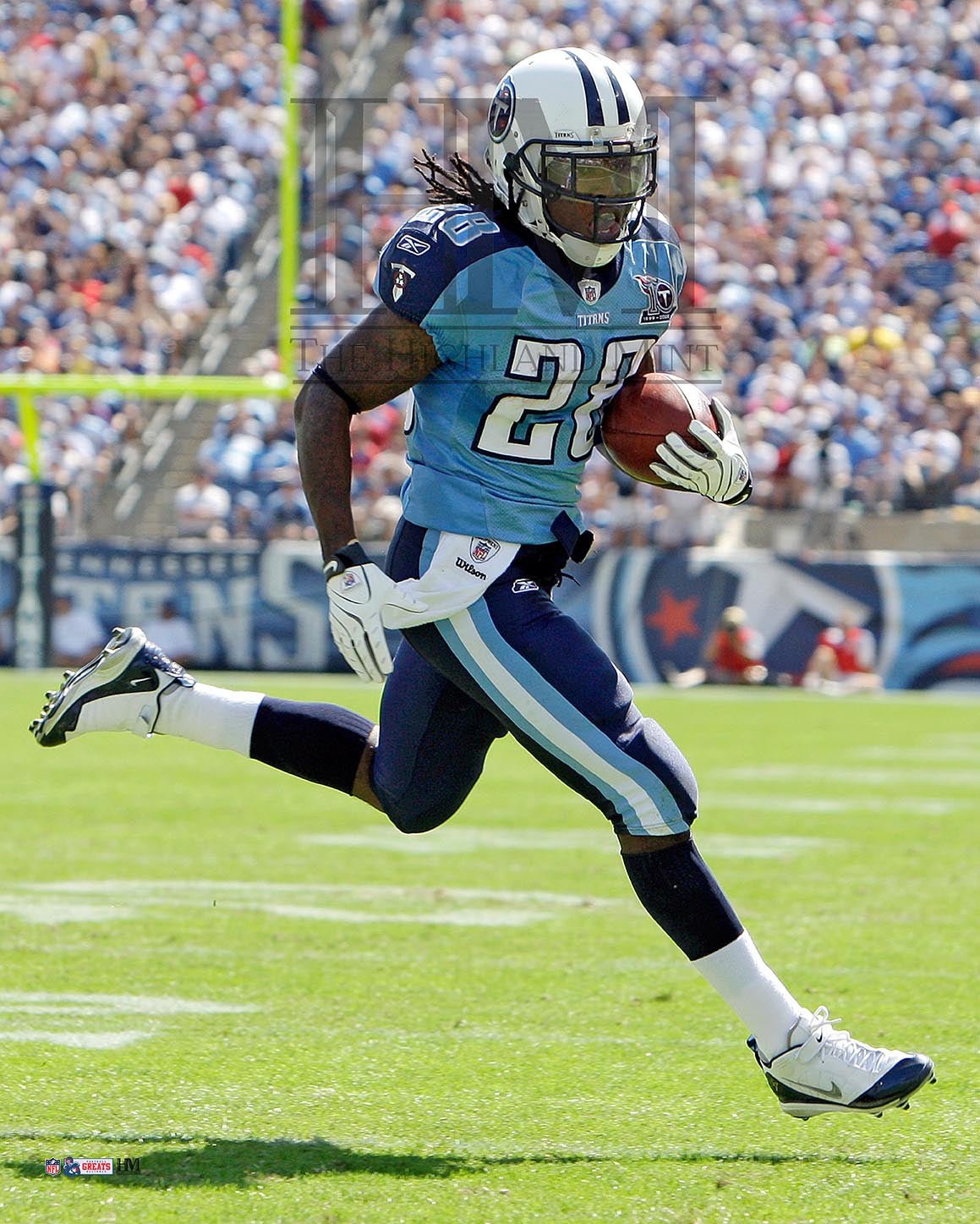 Chris Johnson in Action Tennessee Titans Football Photo 1