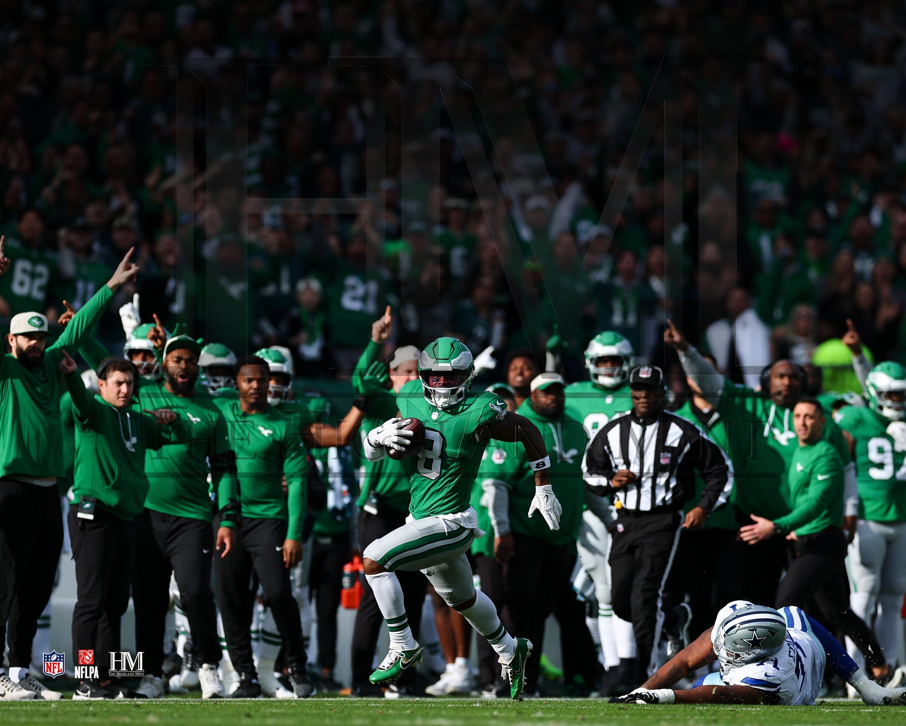 C. J. "Ceedy" Gardner-Johnson Philadelphia Eagles Pick Six VS Cowboys Photo 1