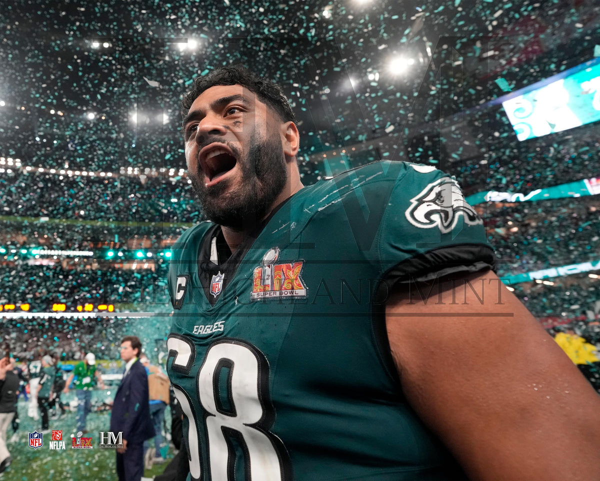 Jordan Mailata Super Bowl LIX Eagles Celebration Photo 1