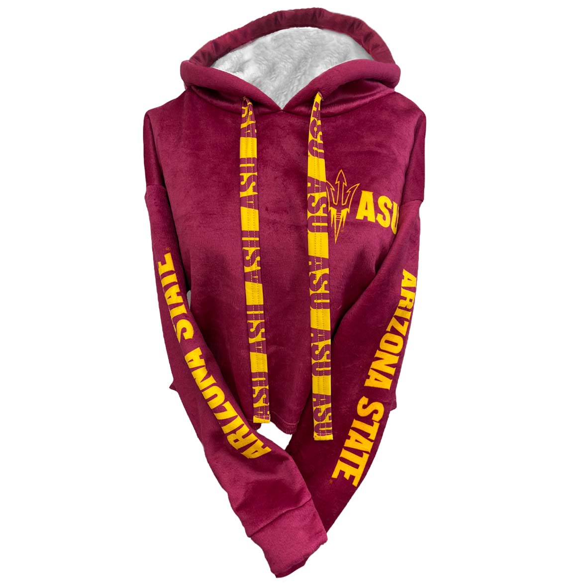 Arizona State ASU Varsity Furry Hoodie | lojobands