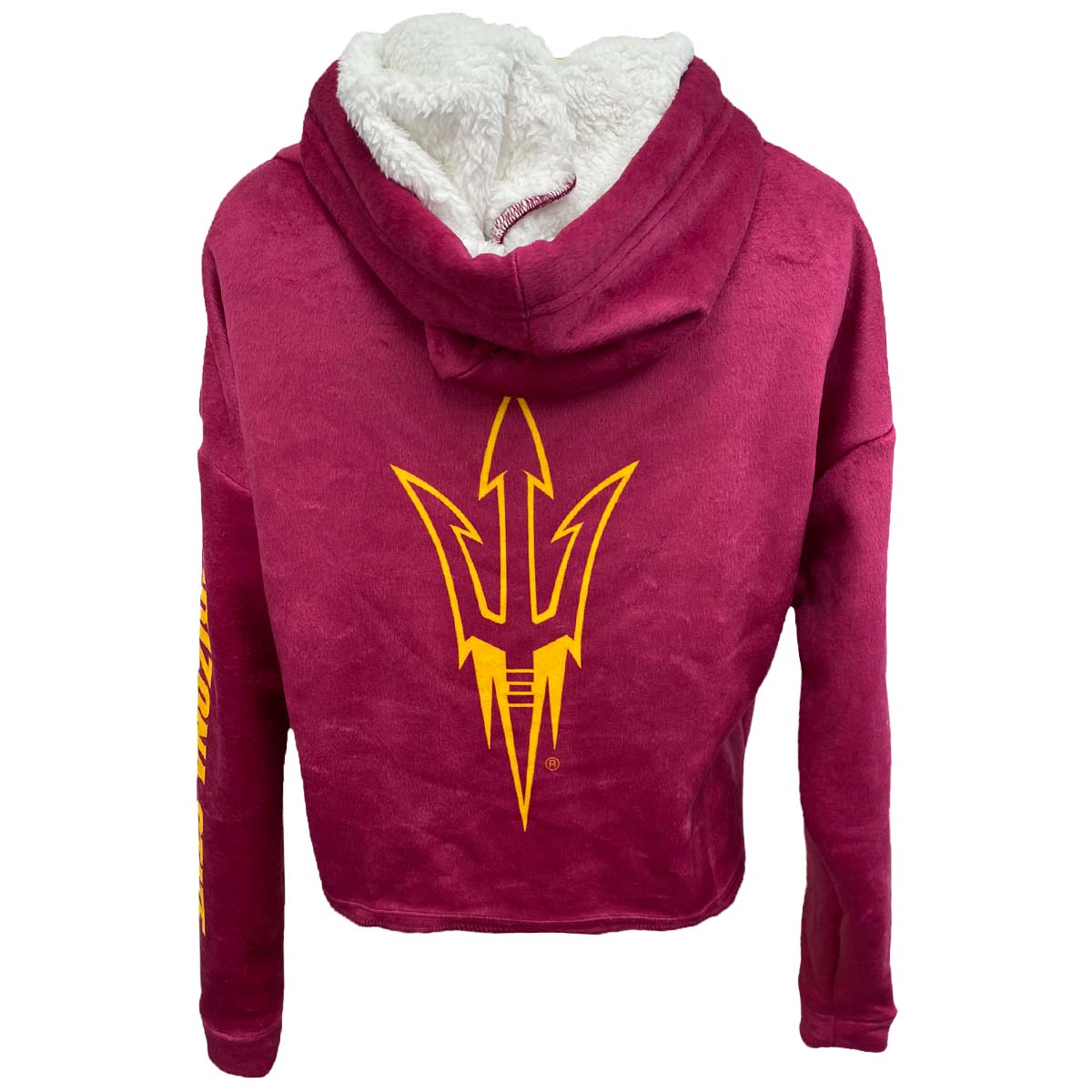 Arizona State ASU Varsity Furry Hoodie | lojobands 3