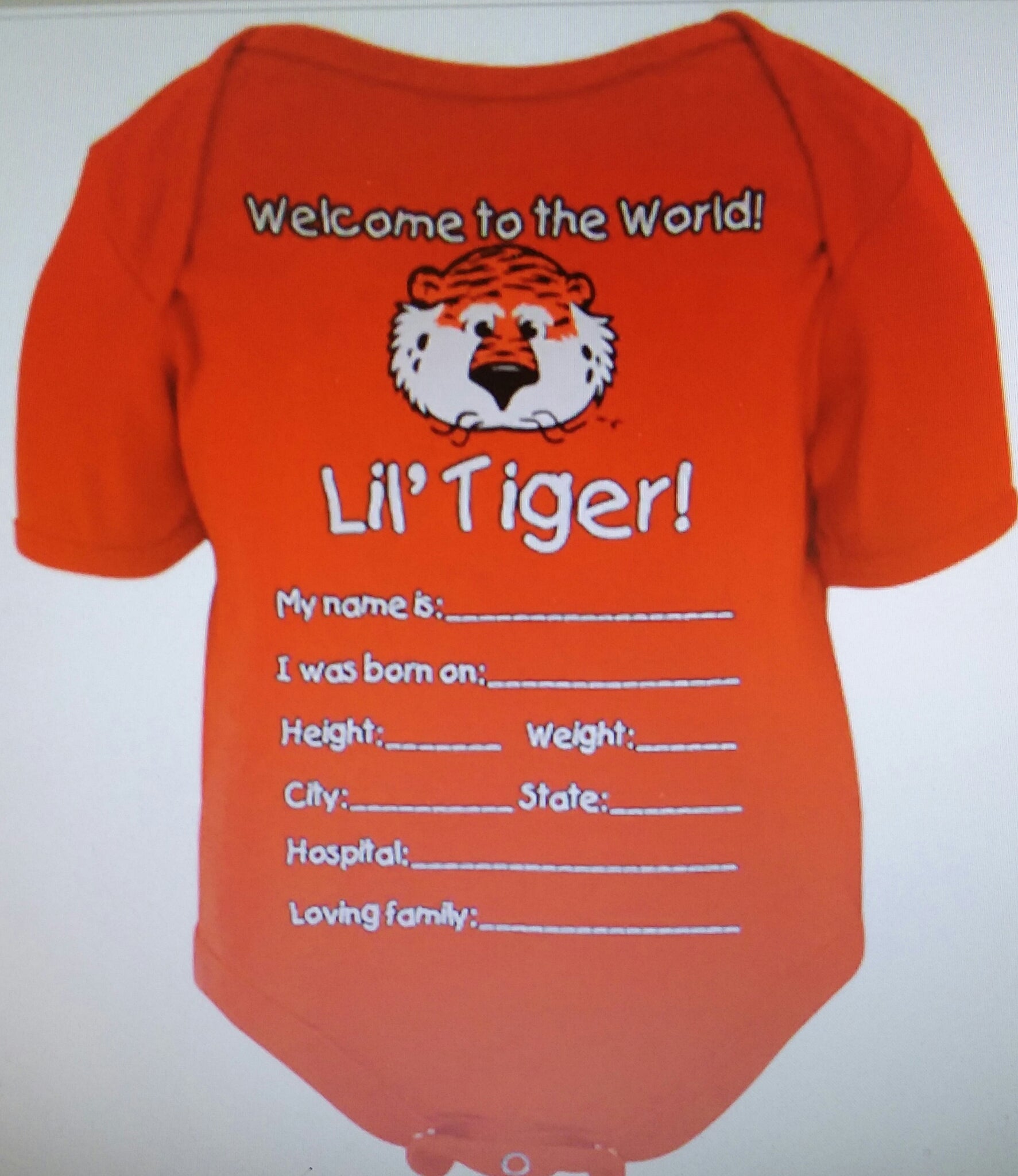 Auburn Welcome to the World Lap Shoulder Creeper | Two Feet Ahead