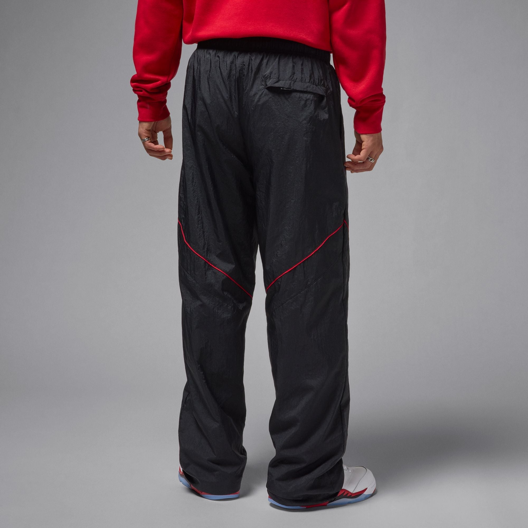 Air Jordan Mens Brooklyn Draft Pants - Black 3