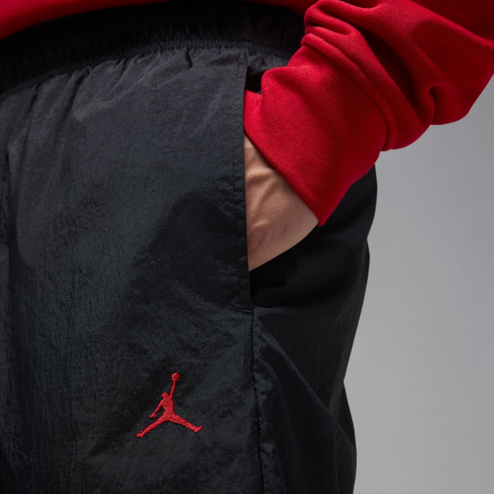 Air Jordan Mens Brooklyn Draft Pants - Black 5
