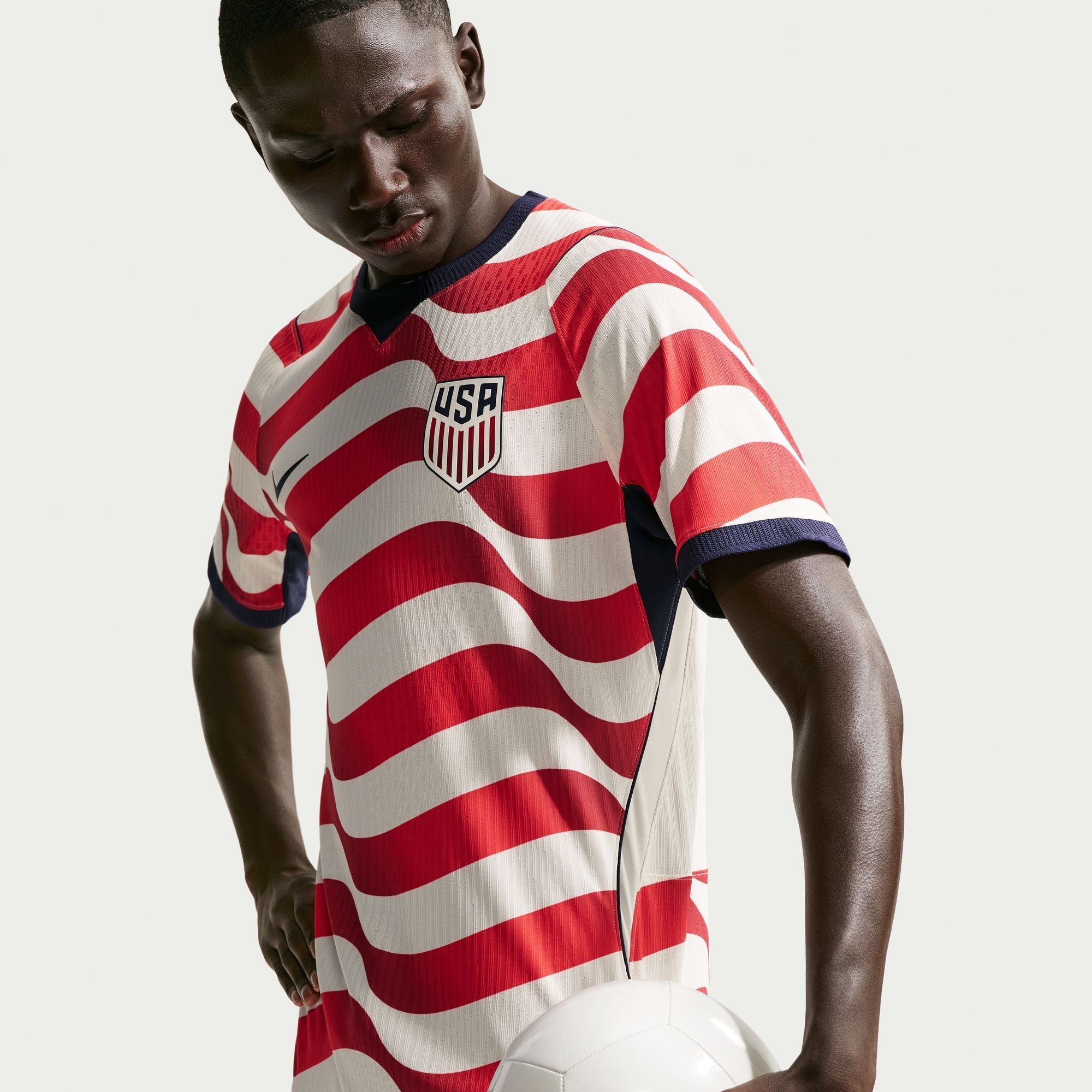 Nike Mens USA 2026 Match Home Jersey - Sail/Midnight Navy 3