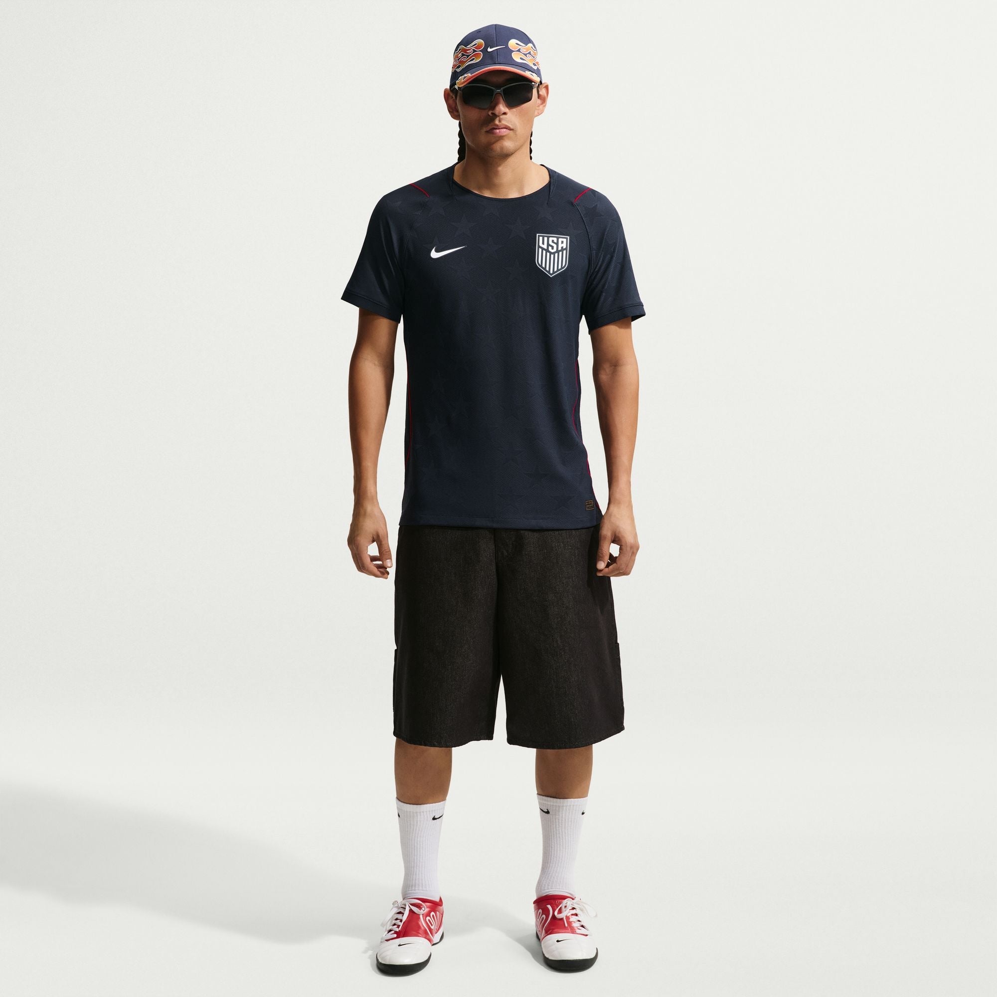 Nike Mens USMNT 2026/27 Match Away - Dark Obsidian 1