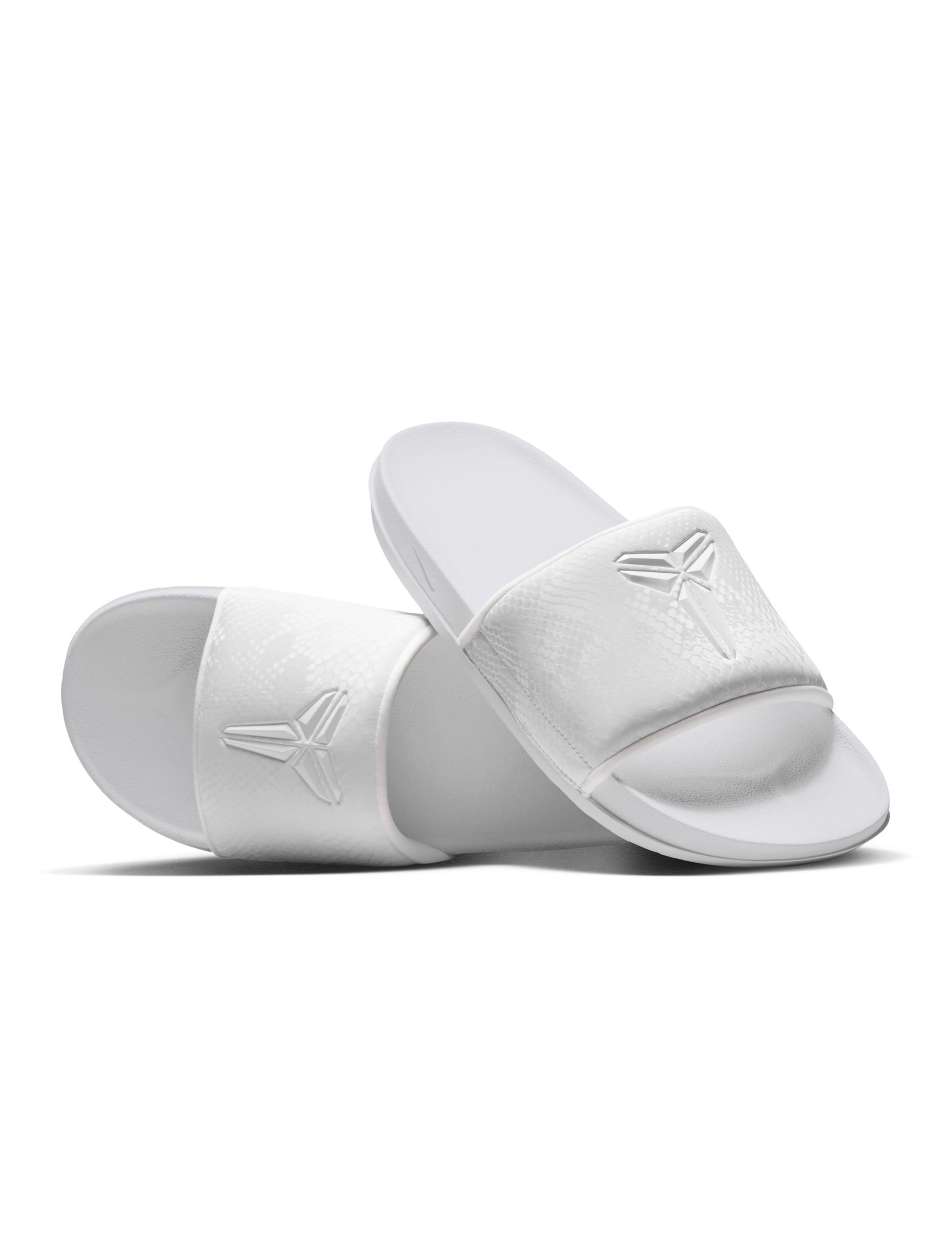 Nike Mens Kobe Offcourt Slides - White 5