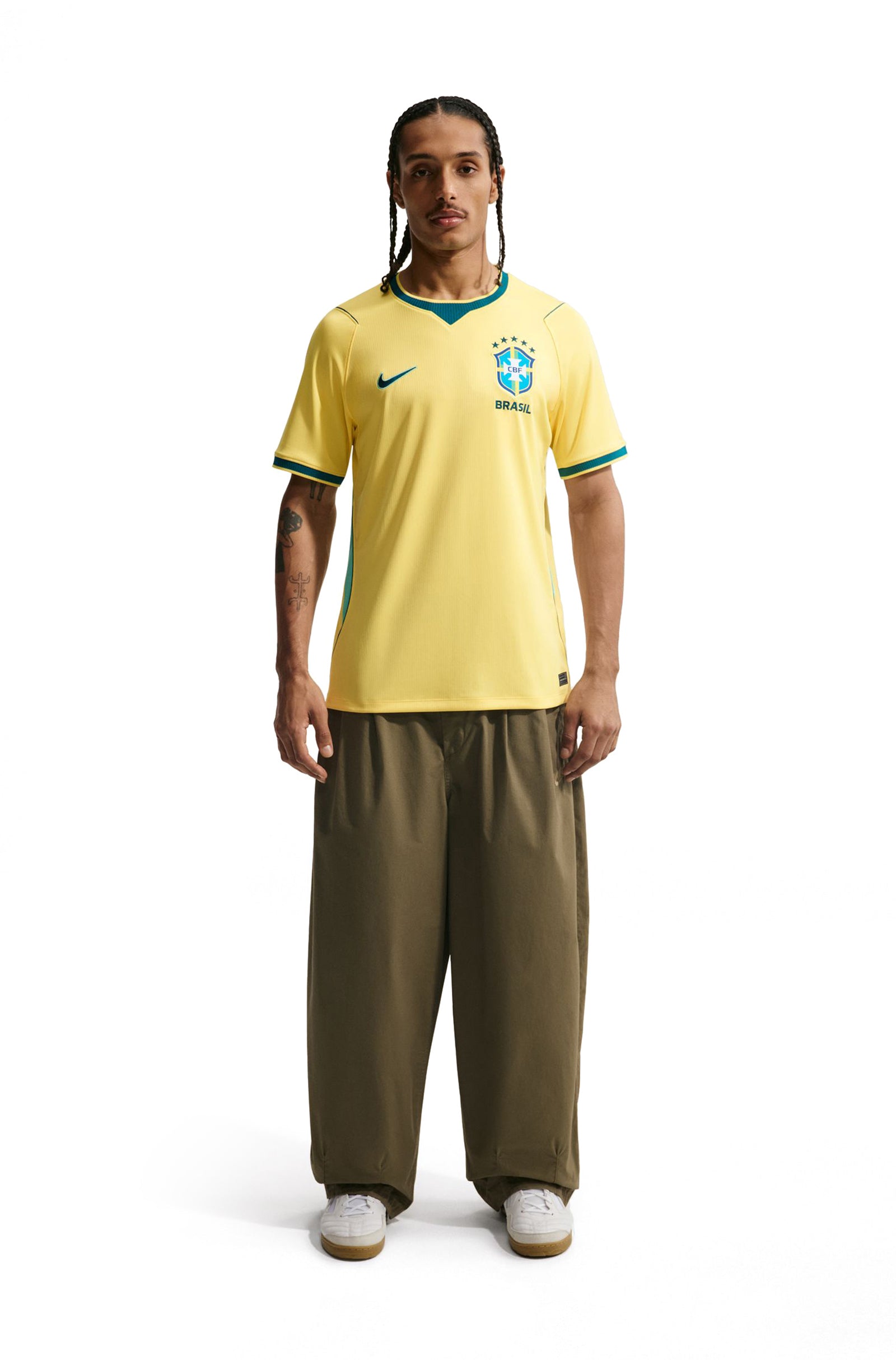 Nike Mens Brazil 2026 Home Jersey - Yellow 9