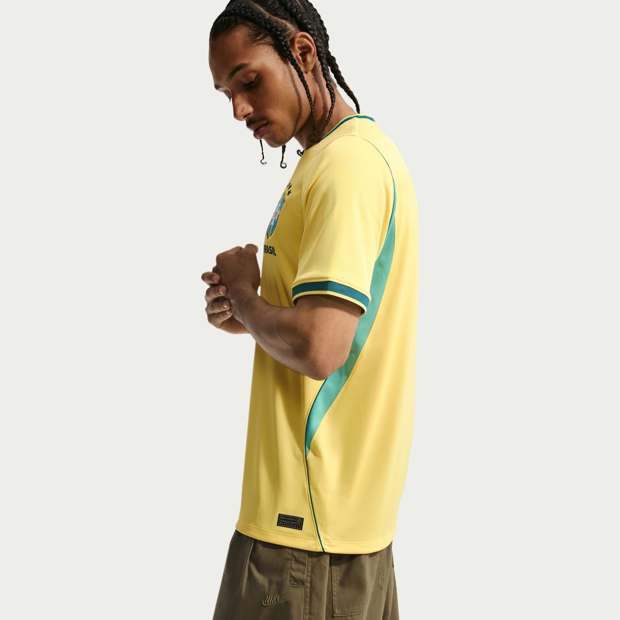 Nike Mens Brazil 2026 Home Jersey - Yellow 8