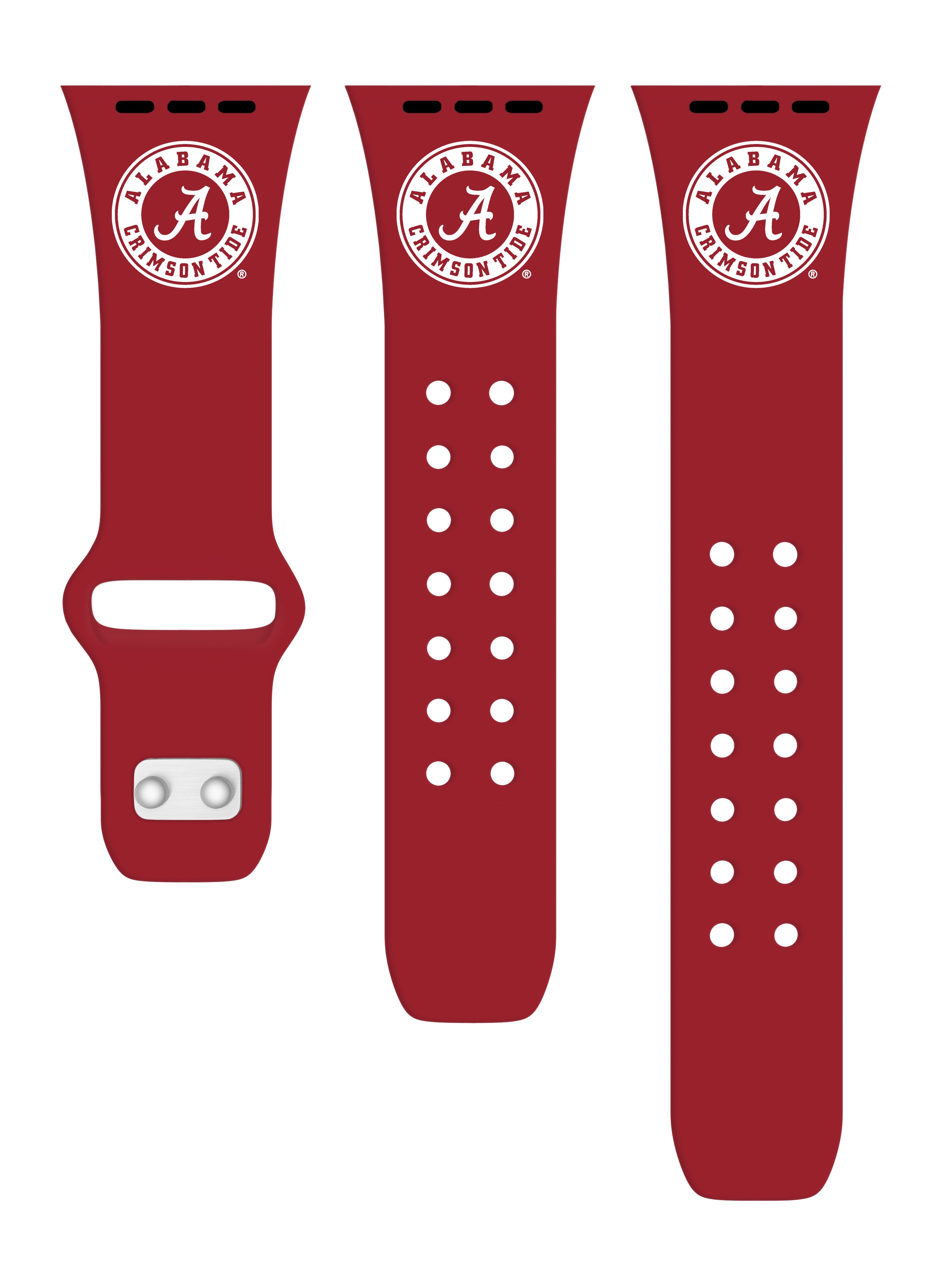Alabama Crimson Tide Apple Watch Band 7