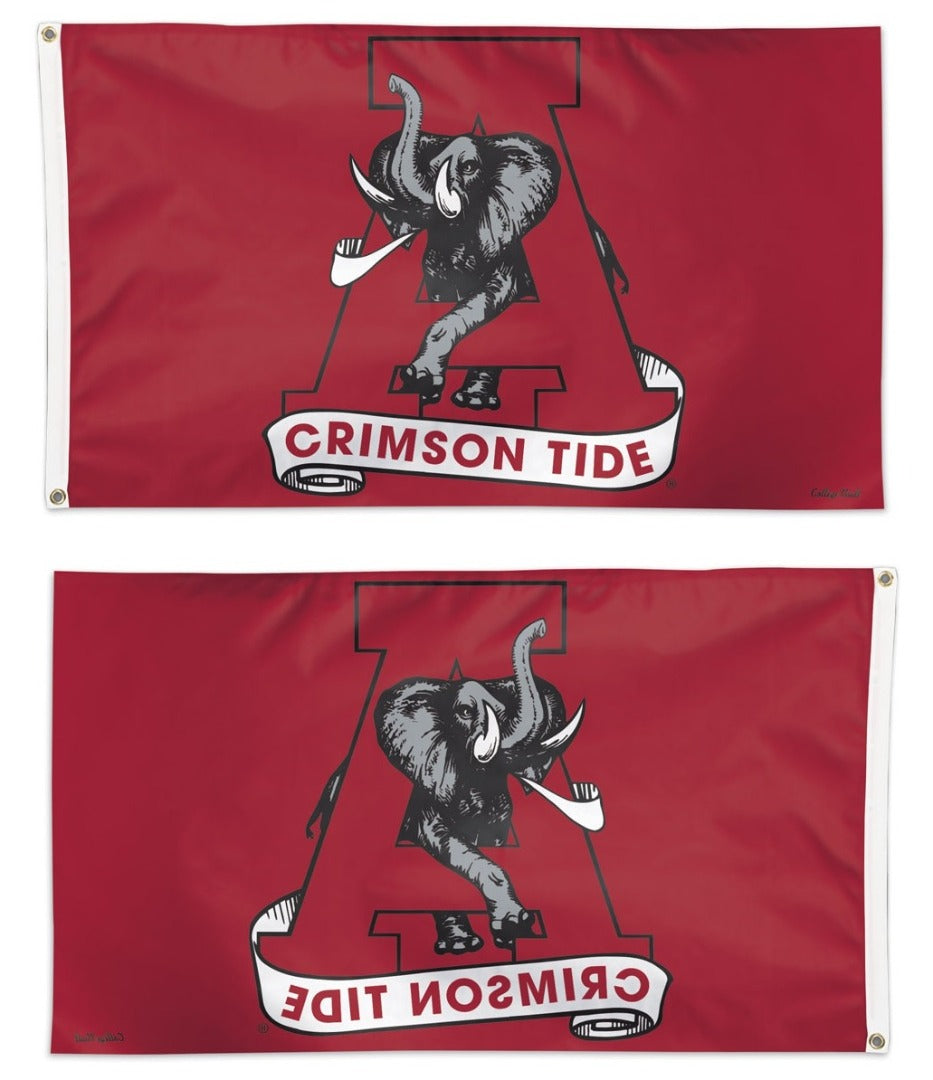 Alabama Crimson Tide Flag 3x5 Big Al Logo Vintage Vault
