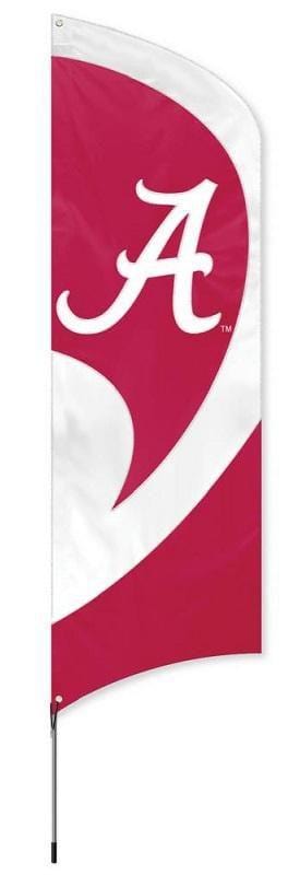 Alabama Crimson Tide Flag Tall Team Feather Flag With Flagpole