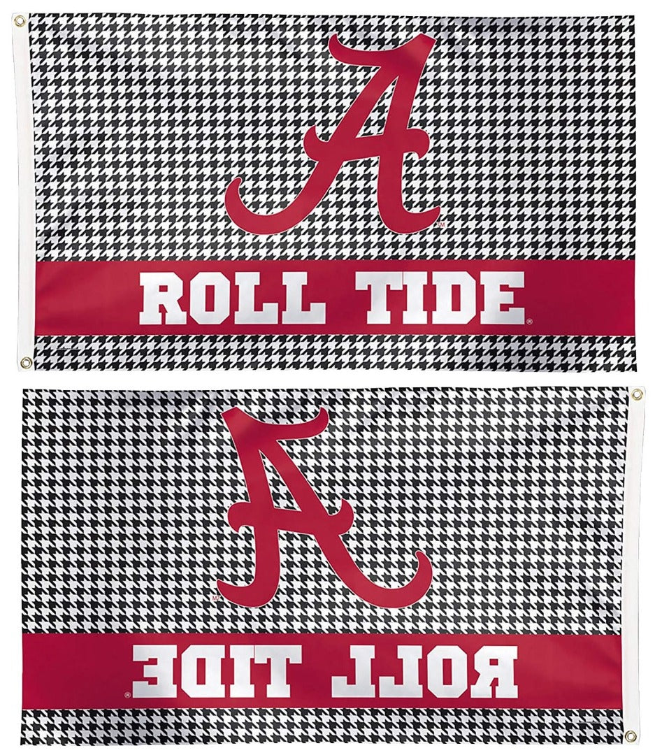 Alabama Flag 3x5 Houndstooth Roll Tide