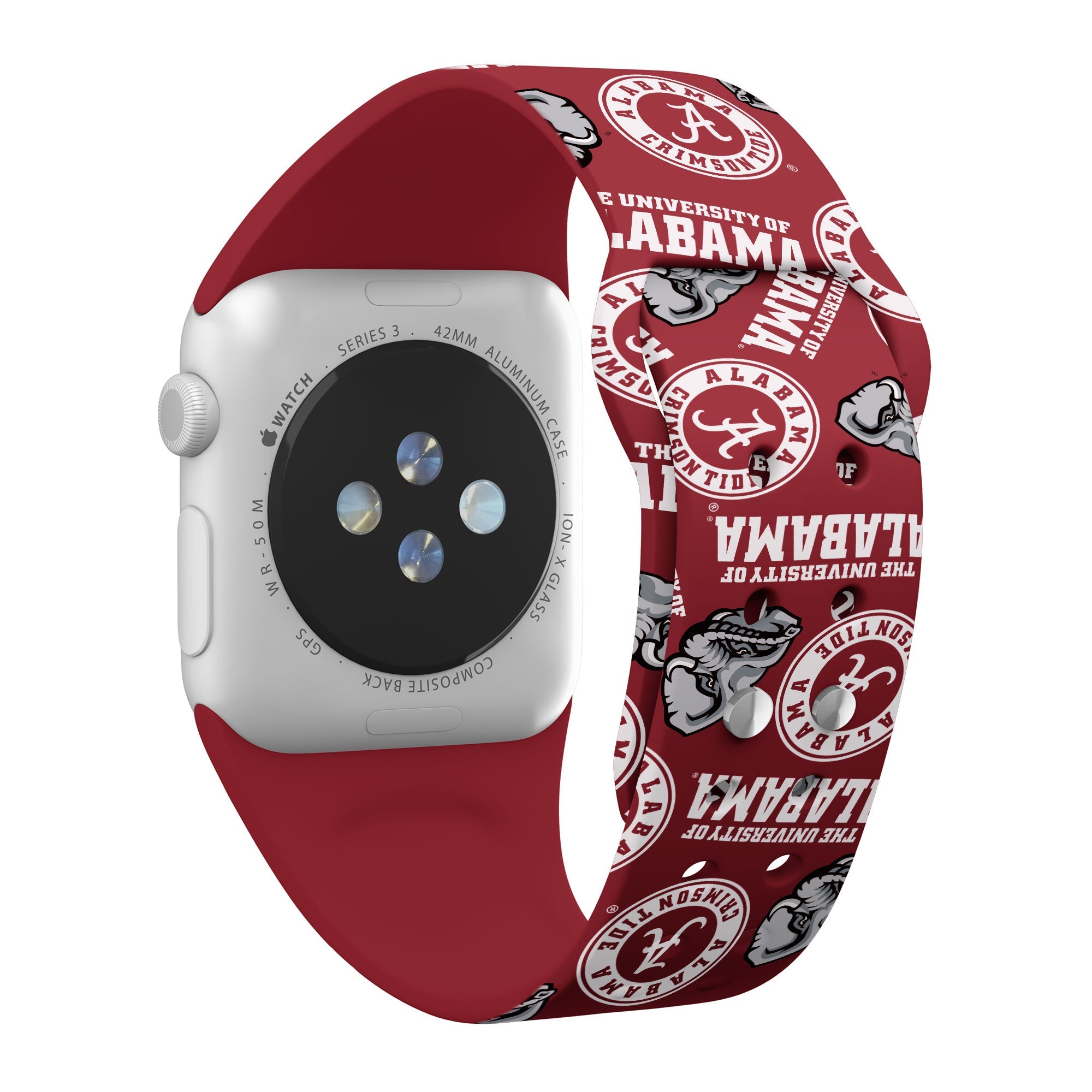 Alabama Crimson Tide HD Apple Watch Band 17