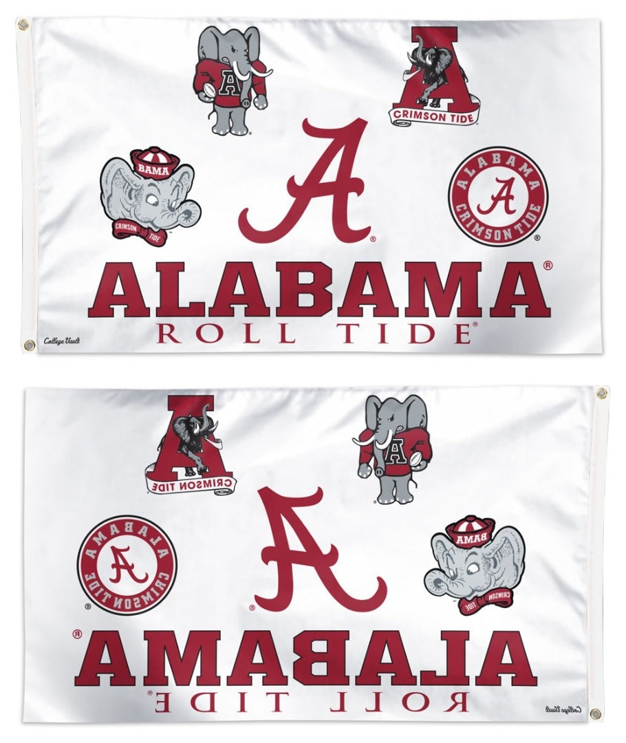 Alabama Roll Tide Flag 3x5 Logo Evolution