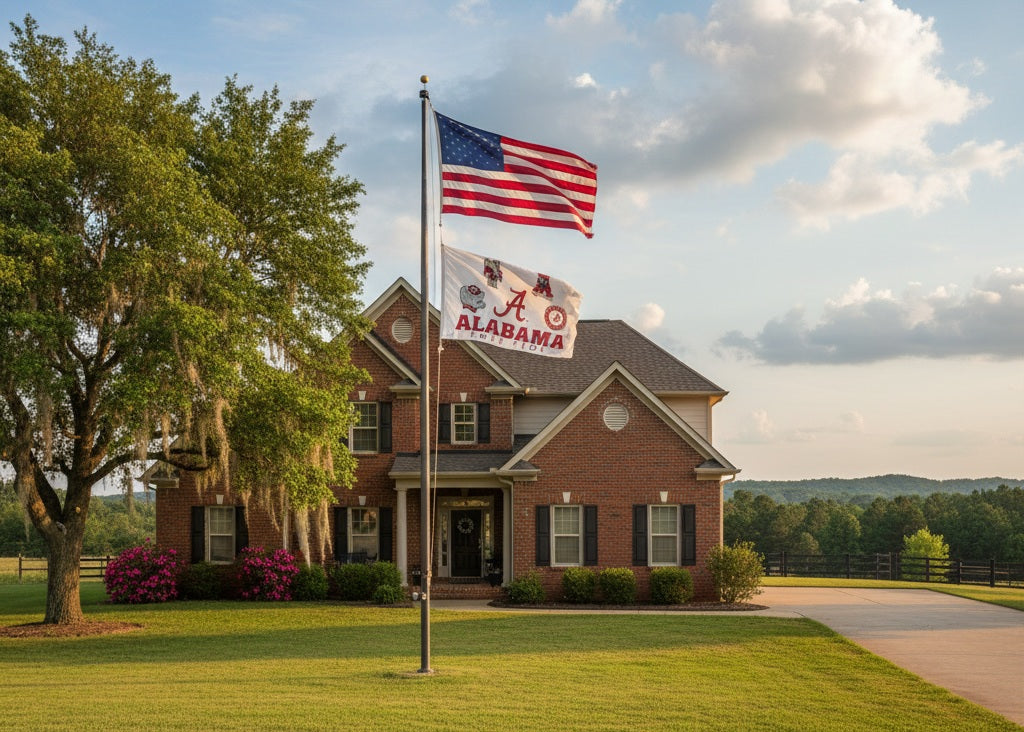 Alabama Roll Tide Flag 3x5 Logo Evolution