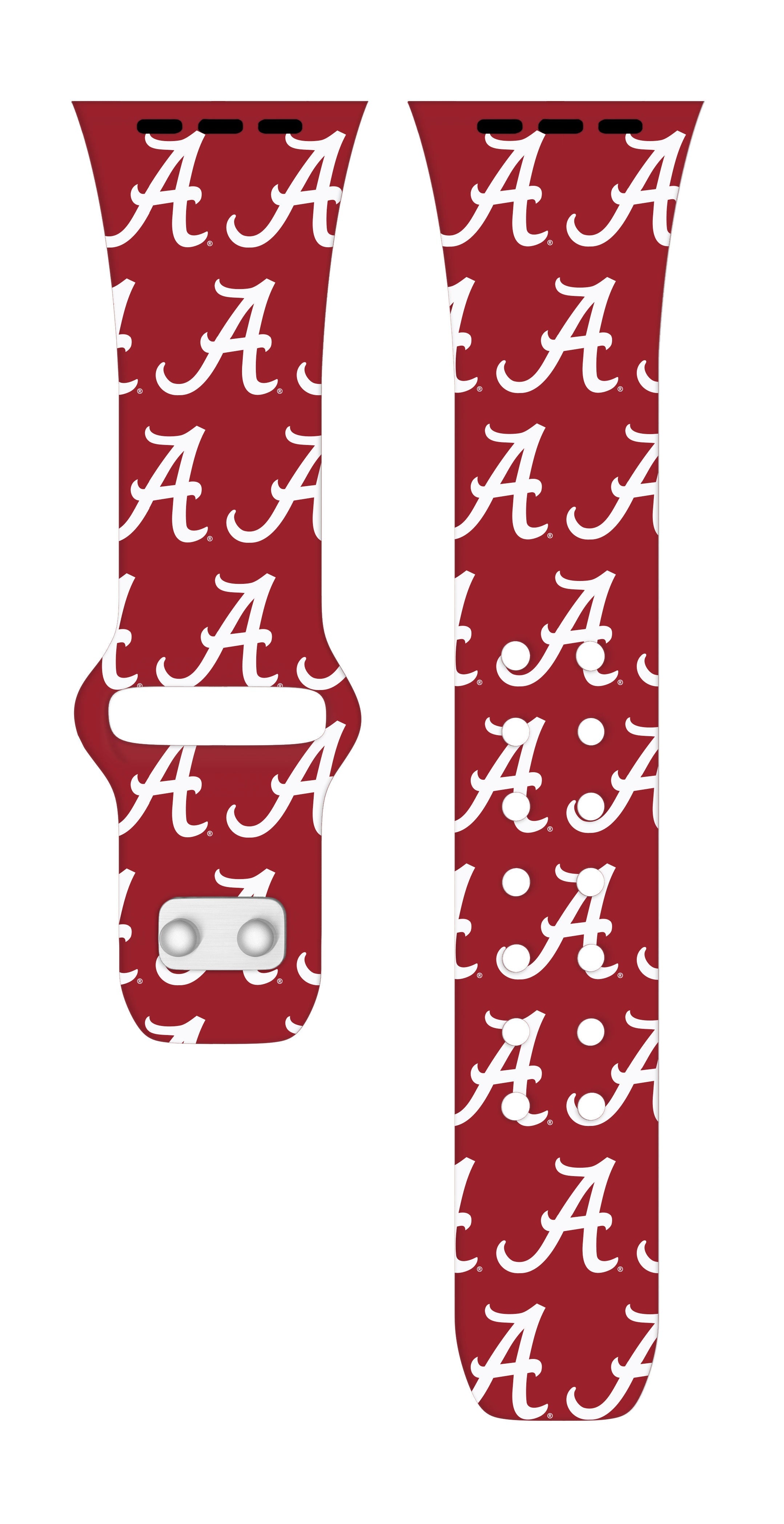 Alabama Crimson Tide HD Apple Watch Band 10