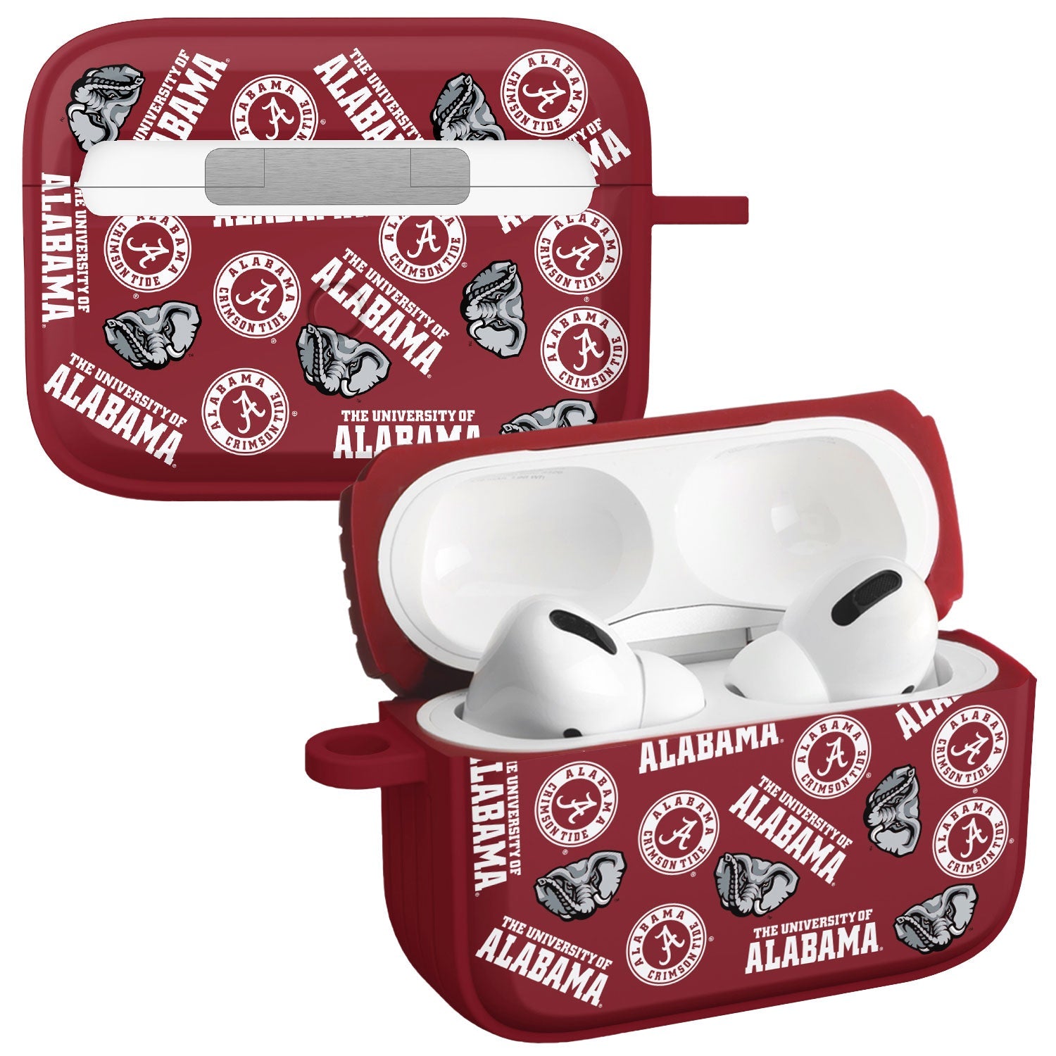 Alabama Crimson Tide HDX Apple Airpods Pro 1 & 2 Case Cover 12