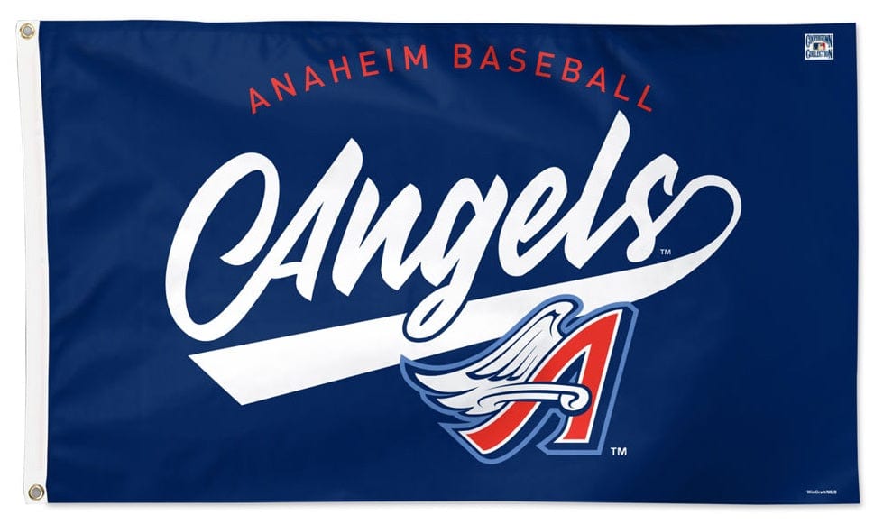 Anaheim Baseball Angels Flag 3x5 Cooperstown