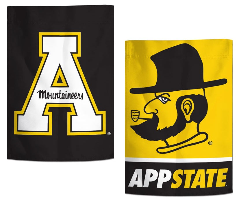 Appalachian State Garden Flag 2 Sided Double Logo