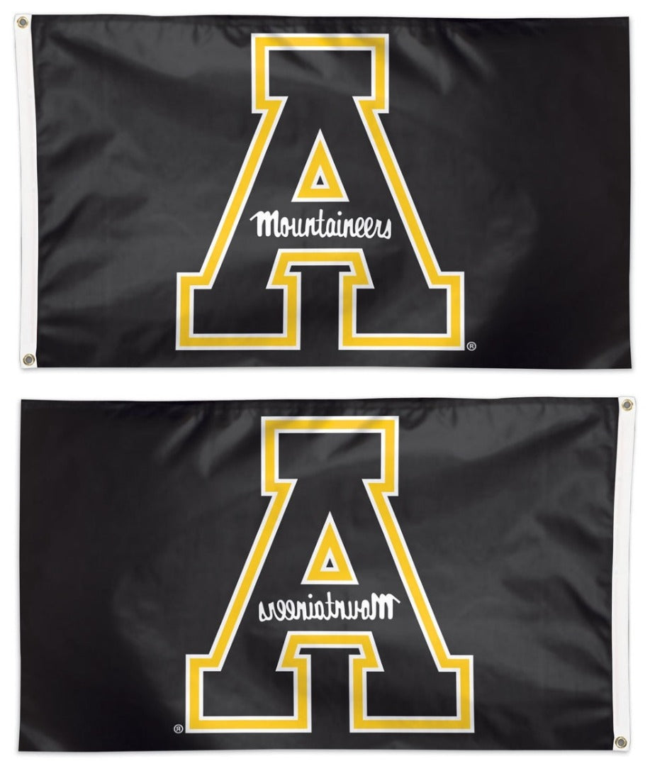 Appalachian State Mountaineers Flag 3x5 Black