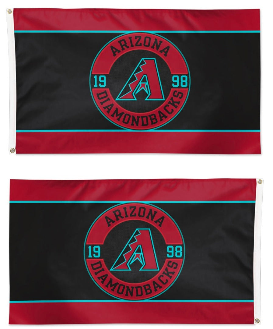 Arizona Diamondbacks Embroidered Flag 2 Sided 3x5