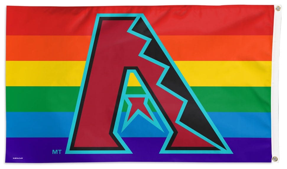 Arizona Diamondbacks Flag 3x5 Rainbow Pride