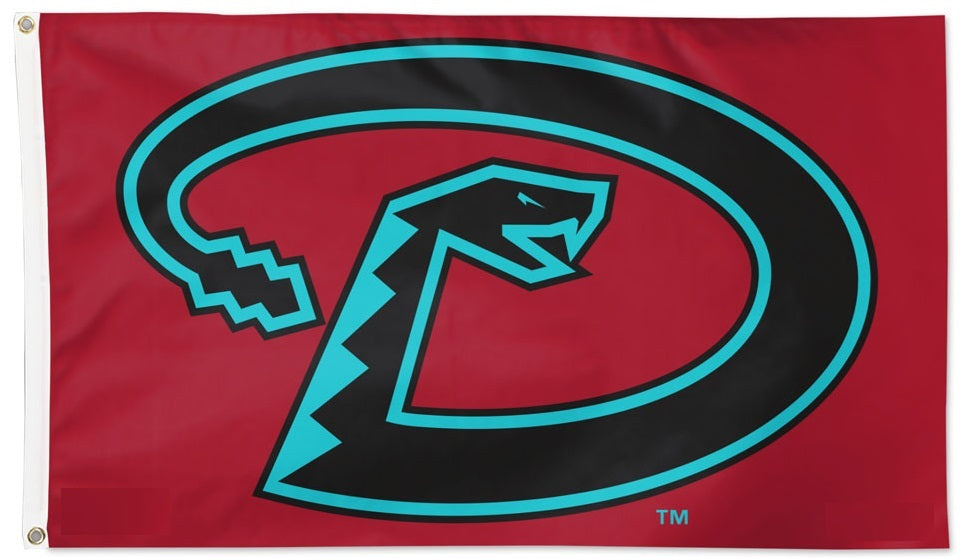 Arizona Diamondbacks Flag 3x5 Snake New Colors