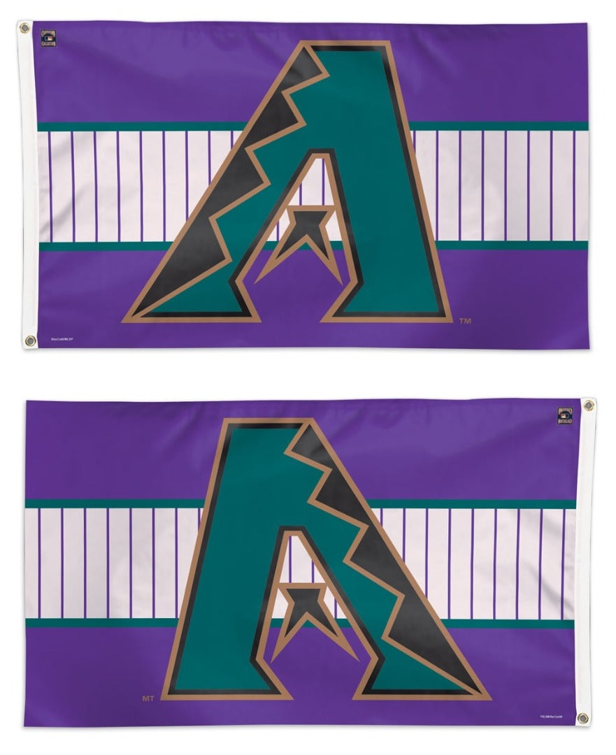 Arizona Diamondbacks Flag 3x5 Throwback Logo