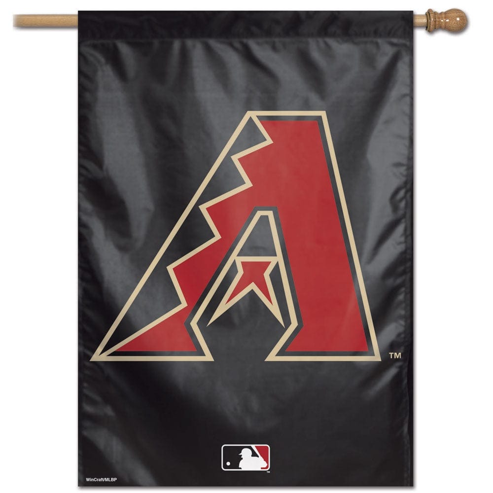 Arizona Diamondbacks Flag Veritcal House Banner Black 1