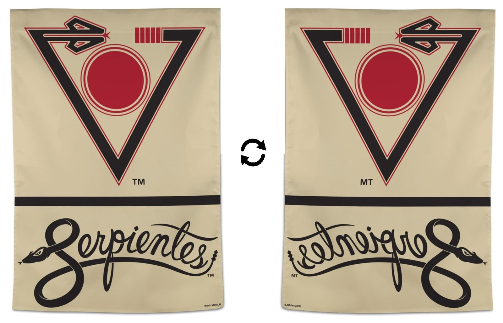 Arizona Diamondbacks Flag Vertical City Connect Serpientes