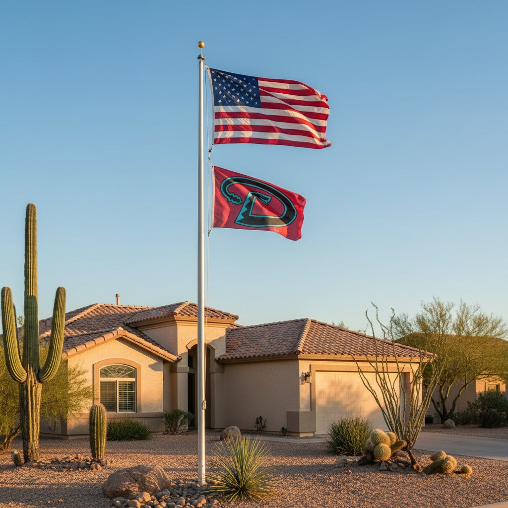 Arizona Diamondbacks Snake Flag 2 Sided