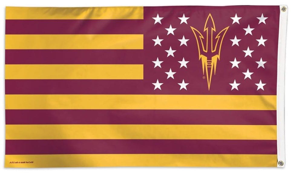 Arizona State Sun Devils Flag 3x5 Americana Stars and Stripes