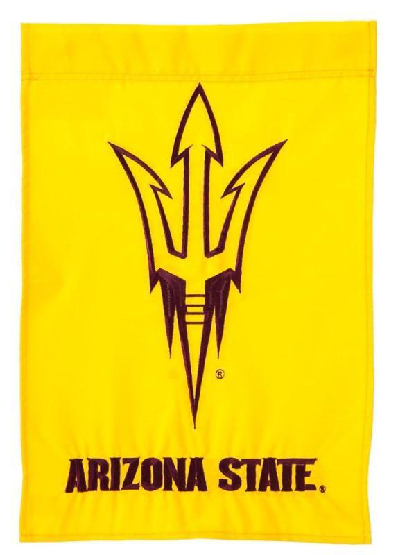 Arizona State University Sun Devils Garden Flag 2 Sided Applique