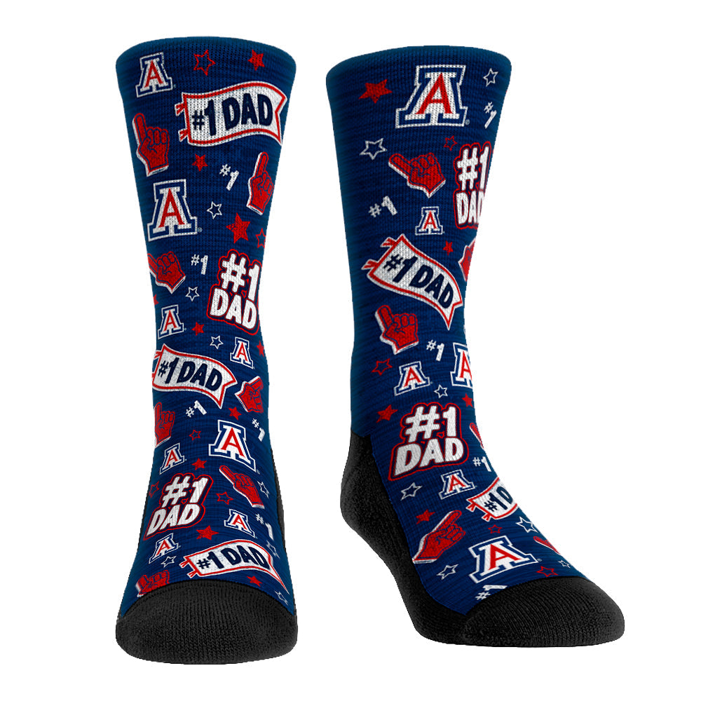 Arizona Wildcats - #1 Dad | Rock 'Em Socks