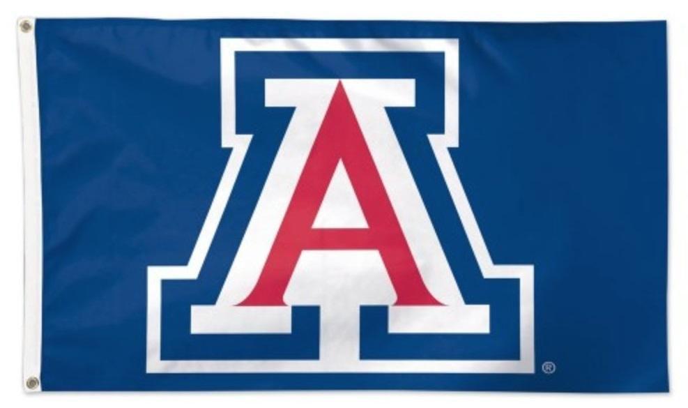 Arizona Wildcats Flag 3x5 Logo on Blue