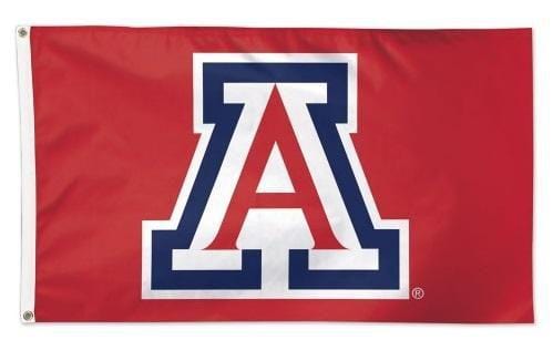 Arizona Wildcats Flag 3x5 Logo on Red