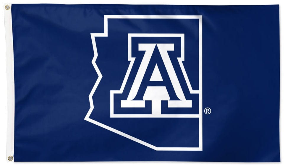 Arizona Wildcats Flag 3x5 Secondary Logo on Blue