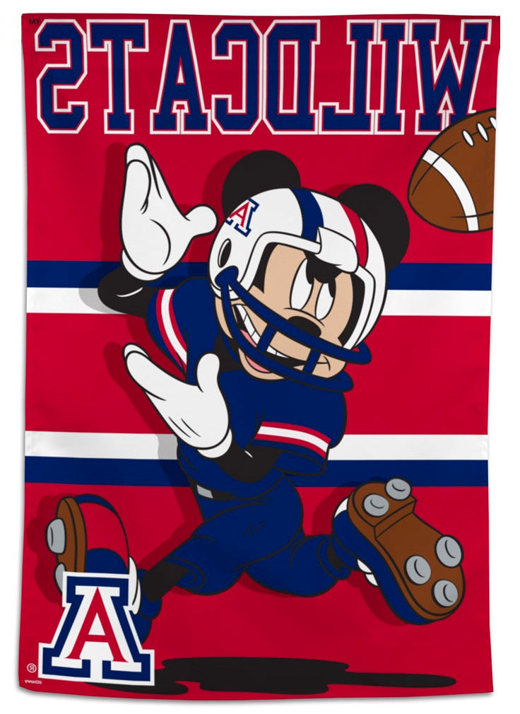 Arizona Wildcats Mickey Mouse Banner