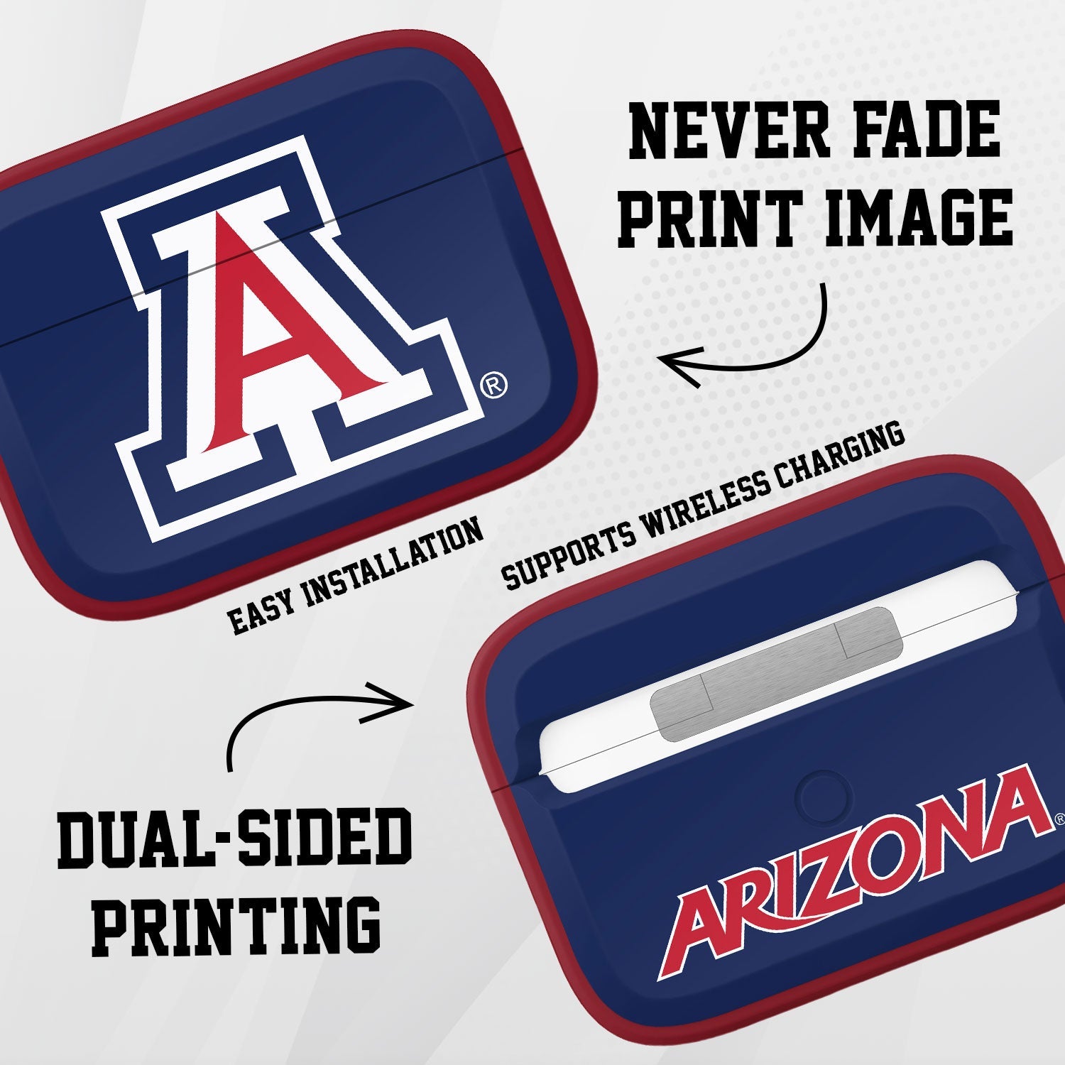 Arizona Wildcats HDX AirPods Pro 1 & 2 Case Cover 3