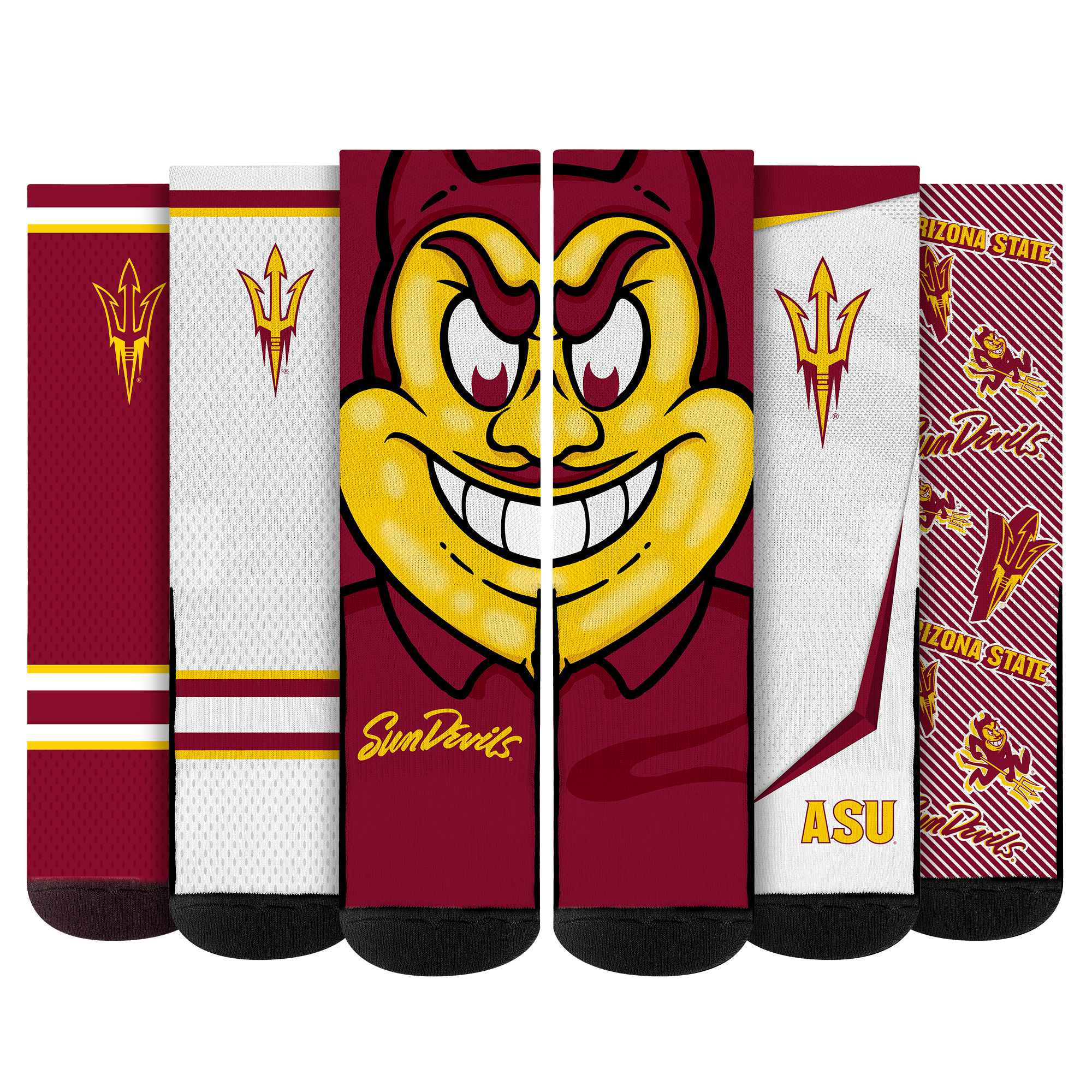 Arizona State Sun Devils - Super Fan 5-Pack | Rock 'Em Socks