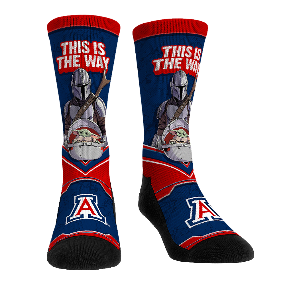 Arizona Wildcats - Star Wars  - This is the Way | Rock 'Em Socks 1