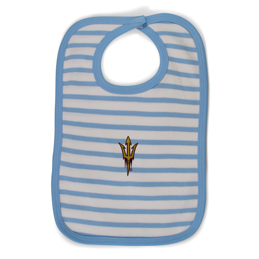 Arizona State Infant Stripe Knit Bib | Two Feet Ahead