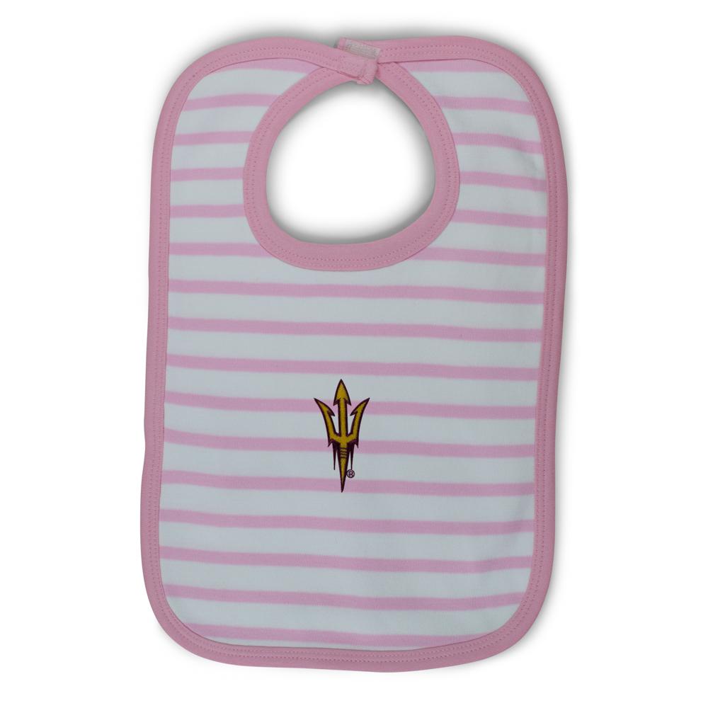 Arizona State Infant Stripe Knit Bib | Two Feet Ahead 3