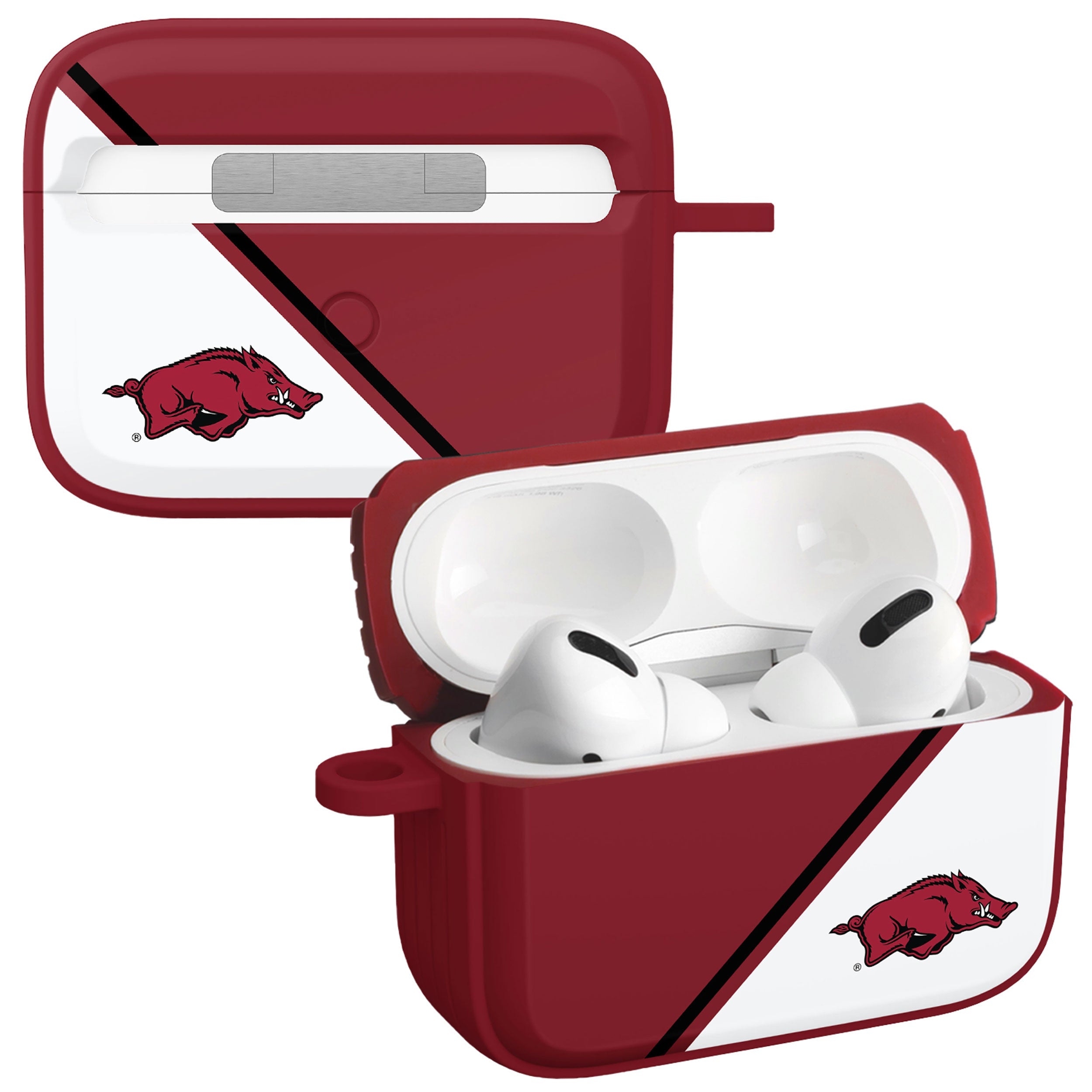 Arkansas Razorbacks HDX Champion Series Apple AirPods Pro 1 & 2 Case Cover 1