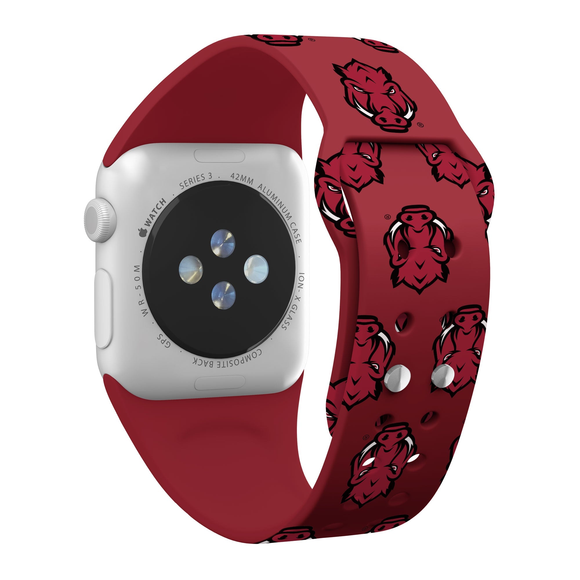 Arkansas Razorbacks HD Apple Watch Band 11