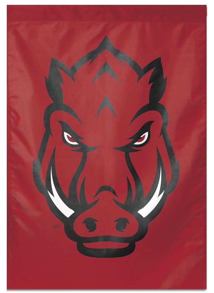 Arkansas Razorback Flag Vertical Logo