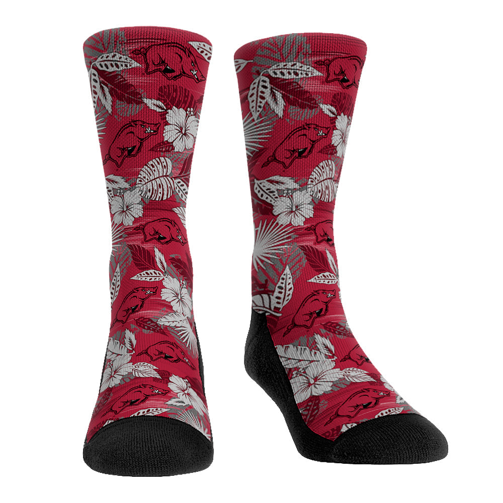 Arkansas Razorbacks - Floral | Rock 'Em Socks